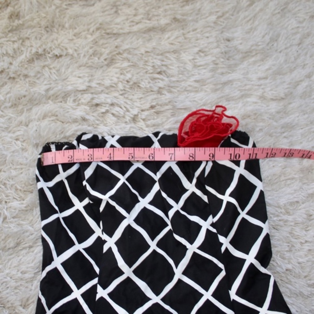 Ruby Rox Checkered Strapless Dress - Picture 5 of 7